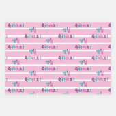 韓国語ハッピーバースデー생일 축하 해요 ラッピングペーパーシート (正面3)