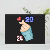韓国語ハート2024 案内状 (スタンド正面)
