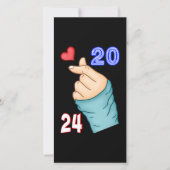 韓国語ハート2024 案内状 (正面)