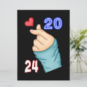 韓国語ハート2024 案内状 (スタンド正面)