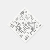 韓国語紙&パーティーナプキンスに電話 スタンダードカクテルナプキン (角)