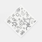 韓国語紙&パーティーナプキンスに電話 スタンダードランチョンナプキン (角)