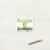 韓国語、ゾンビ ポストイット (デスク上)