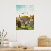 韓国語(minari) ポスター (キッチン)