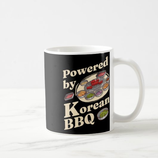 韓国語Bbqを搭載 コーヒーマグカップ (右)