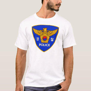 韓国警察パッチ Tシャツ