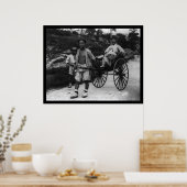 韓国貴族リクシャー1910年 ポスター (キッチン)