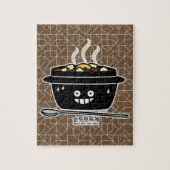 韓国辛ソフト豆腐シチュー汁駿豆腐地蔵 ジグソーパズル (縦)