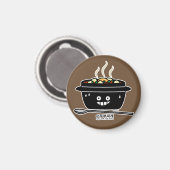 韓国辛ソフト豆腐シチュー汁駿豆腐地蔵 マグネット (正面/裏面)