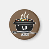 韓国辛ソフト豆腐シチュー汁駿豆腐地蔵 マグネット (正面)