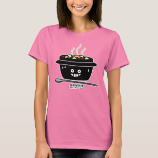 韓国辛ソフト豆腐シチュー汁駿豆腐地蔵 Tシャツ