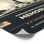 韓国退役軍人記念碑 ポスター (角)