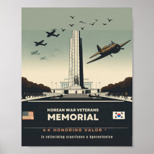 韓国退役軍人記念碑 ポスター