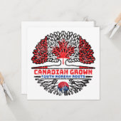 韓国韓国カナダツリー カード (正面/裏面インサイチュ)