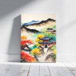 韓国風インク絵画ズ キャンバスプリント<br><div class="desc">韓国風インク絵画のキャンバス印刷は完全にカスタマイズ可能でユニーク、家庭やオフィスの壁につるも使用できます。Norman.R.によって設計</div>