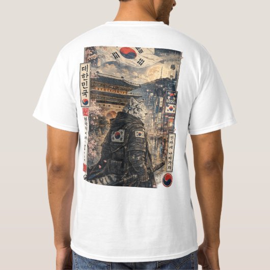韓国風 Tシャツ (裏面)