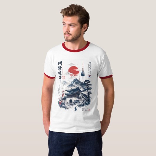 韓国風 Tシャツ (正面フル)