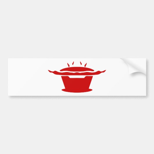 韓国風BBQ(고기구이)サイン バンパーステッカー (正面)