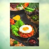 韓国食品炒め飯キムチ卵焼き ウィンドウサイン (シート3)