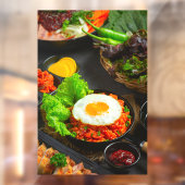 韓国食品炒め飯キムチ卵焼き ウィンドウサイン (シート2)