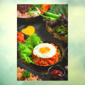 韓国食品炒め飯キムチ卵焼き ウィンドウサイン (シート3)