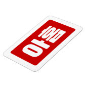 韓国9番9아홉 【Ahop】ハングル マグネット (左側)