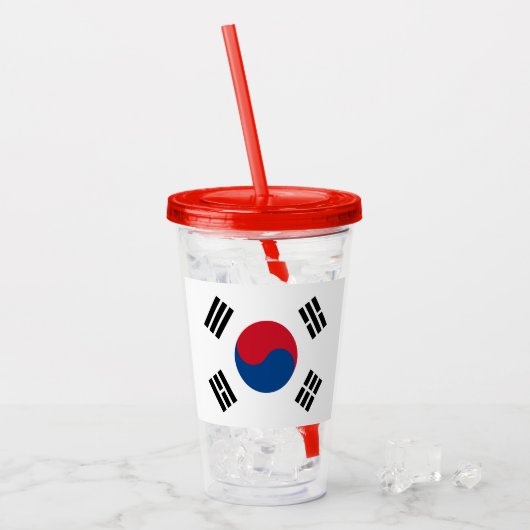 韓国 アクリルタンブラー (アイス正面)