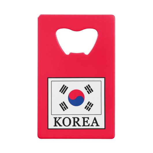 韓国 クレジットカード栓抜き (正面)