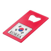 韓国 クレジットカード栓抜き (正面アングル)
