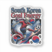 韓国 ゴール エナジー スケルトン ストライカー ネーションズ シール (正面)