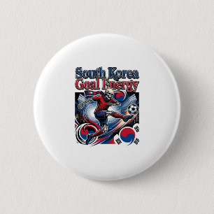 韓国 ゴール エナジー スケルトン ストライカー ネーションズ 缶バッジ