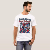 韓国 ゴール エナジー スケルトン ストライカー ネーションズB Tシャツ (正面フル)