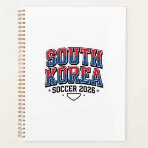 韓国 サッカー 2026 サッカー 太字 国名 タイポグラフィ プランナー手帳