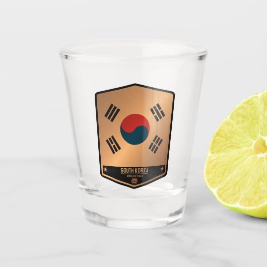 韓国 ショットグラス (正面)