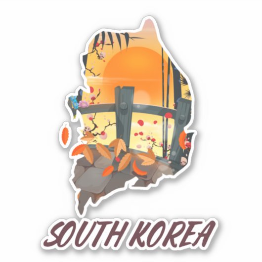 韓国 シール (正面)
