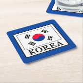 韓国 スクエアペーパーコースター (アングル)