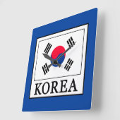 韓国 スクエア壁時計 (傾斜)
