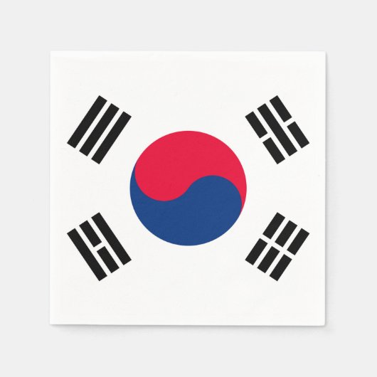 韓国 スタンダードカクテルナプキン (正面)