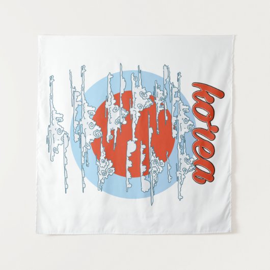 韓国 タペストリー (正面(横))