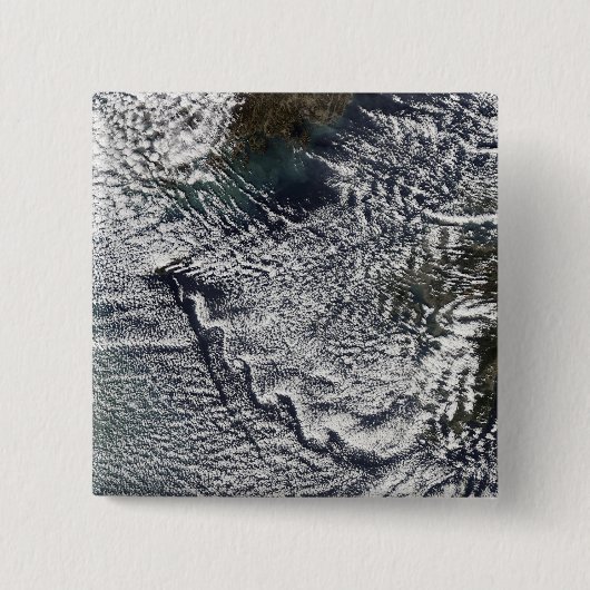 韓国・チェジュ・ドーの雲渦2 缶バッジ (正面)