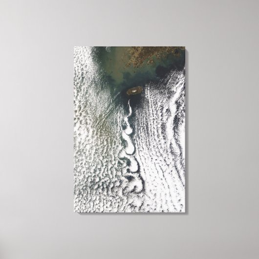 韓国・チェジュ・ドーの雲渦 キャンバスプリント (正面)