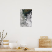 韓国・チェジュ・ドーの雲渦 ポスター (キッチン)