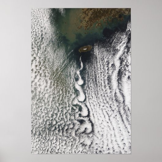 韓国・チェジュ・ドーの雲渦 ポスター (正面)