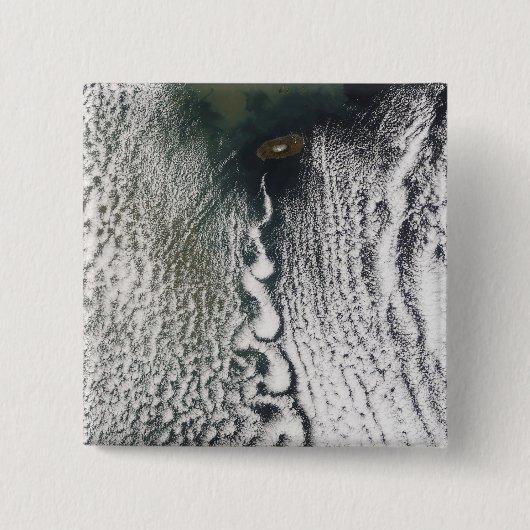 韓国・チェジュ・ドーの雲渦 缶バッジ (正面)