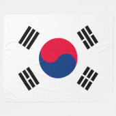 韓国 フリースブランケット (正面(横))