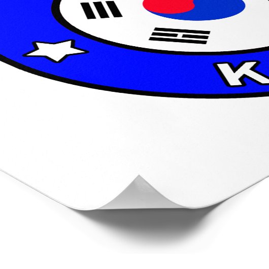 韓国 ポスター (角)