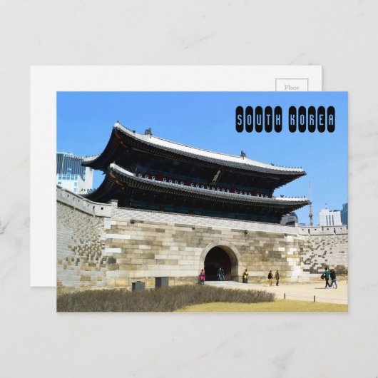 韓国 ポストカード (正面/裏面)