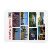 韓国 – モザイク – 磁石 (横)