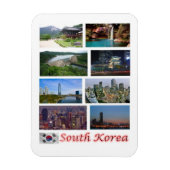 韓国 – モザイク – 磁石 (縦)