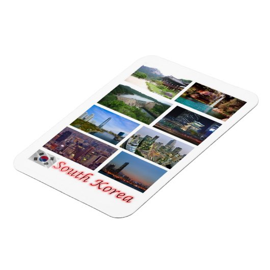 韓国 – モザイク – 磁石 (左側)